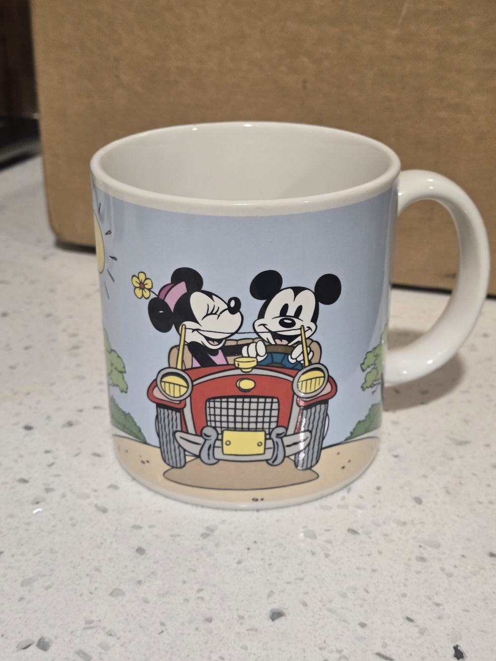 Vintage 1985 Disney Mickey and Minnie Mouse Mug